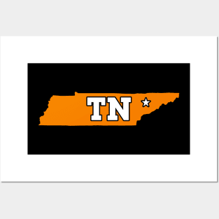Tennessee State Orange Posters and Art